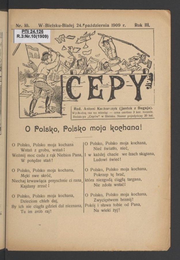Cepy. Rok&nbsp;3, 1909, numer&nbsp;10