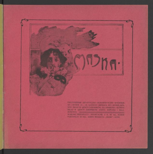 Maska&nbsp;: dwutygodnik artystyczno-humorystyczny. Rocznik&nbsp;3, 1905, numer&nbsp;2
